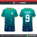 NINE PLAYERS GREEN  SOCCER JERSEYS